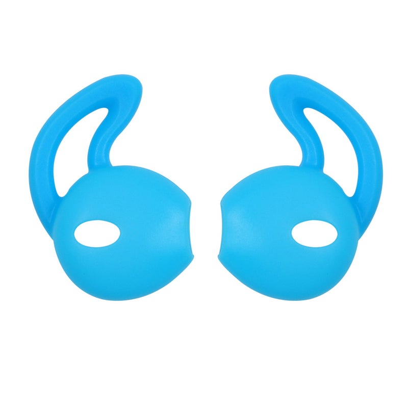 ALXCD Ear Gel for iPhone Earpods, Ear Buds Tips, 4 Pair Anti-Slip Soft Silicone Replacement Earbud Tips for Earphone of iPhone7 SE 6s iPhone 6s Plus 5s [Sport](Black/Clear/Blue/Orange) - Image 4